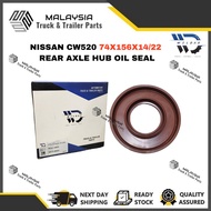 Nissan CW520 Rear Axle Hub Oil Seal 74X156X14/22 Truck Spare Part / Oil Seal Belakang Lori (38212-00
