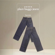 Plain Baggy Jeans | 20oz | Heavy Weight | No Brand