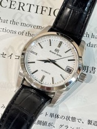 🧺洗衣街店🧺🌈🌈新返貨啦🌈🌈📙連證書📙🤍🤍Grand Seiko SBGR287🤍🤍💜💜🍼全鋼 原裝白紋理面🍼🤍36.5mm 自動透底機芯 🤎🤎連原裝摺扣 👍🏻👍🏻BW3909(旺角洗衣街店）