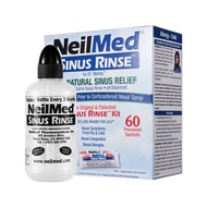 NeilMed 洗鼻器 成人洗鼻壶鼻腔冲洗瓶（洗鼻器240ml+2.08g*60包洗鼻盐）