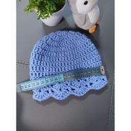 Lacy Baby girl's Hat/ Topi kait bayi perempuan