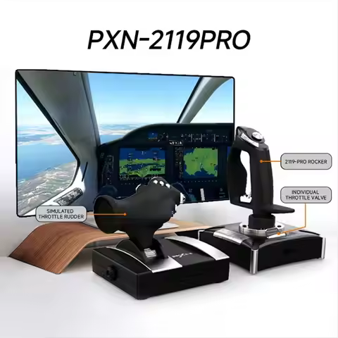 AS62 PXN 2119 Pro Flight Stick Joystick for PC Joystick Gamepad Flight Controller Stick Joystick Gam