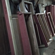 kusen pintu jendela dari kayu bekas berkualitas menerima pesenan