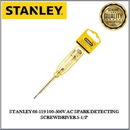 STANLEY 66-119 100-500V AC SPARK DETECTING SCREWDRIVER 5-1/2"