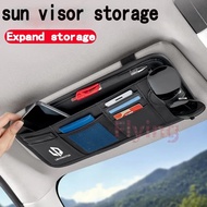 Leapmotor Car sun visor storage clip card bag car magnetic glasses clip holder leather Car large cap