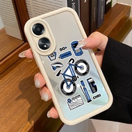 HP Phone Case For OPPO A58 4G A78 4G A58 5G A78 5G A58x 5G A1x 5G A2x 5G Sports Bike Case Mirror Ces