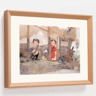 Solid Wood Photo Frame A4 Frame Wall Hanging Display a3 Wall Hanging Photo Frame Customized 4 Open P