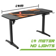Smart table Standing desk Adjustable height gaming table 140 160 cm Meja smart Motorized desk RGB LE
