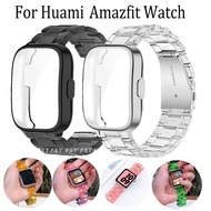 Case + Strap Compatible For Amazfit bip 5 Strap Amazfit Bip 3 Pro Strap Amazfit bip 5 Case Amazfit G