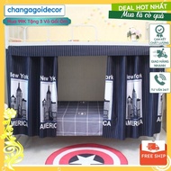 Ruffled sunshade curtain 4MX1M/4MX1M2/4MX1M5/4MX1M8/4MX2M/4MX2M2, tower model