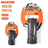 Maxxis bicycle tire 700x23C 700x25C road bike tires 60TPI casing folding type SILKWORM Anti-puncture protection Pro road competition tire ultralight 285g M210 DOLOMITES