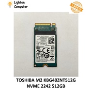 【USED】 TOSHIBA M.2 KBG40ZNT512G NVMe SSD 512GB | 2242 Solid State Drive | 2200MB/s Read Speed
