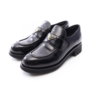 【二手】Prada 樂福鞋，三角Plate樂福鞋，女款，二手