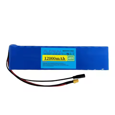 48V 12Ah 21700 Rechargeable Lithium Battery Pack (13S2P) – 54.6V Charger for 700W Power Modified Sco