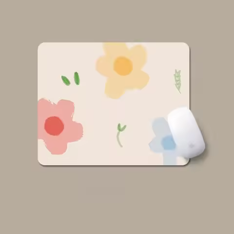 Cute and fresh mouse pad for girls, inS-style wrist guard, e-sports notebook, simple keyboard pad, o