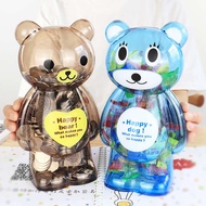 tabung duit tabung duit kertas tabung digital Piggy bank piggy bank besar yang telus, piggy bank pla