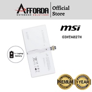 MSI G3HTA027H Notebook Laptop Battery