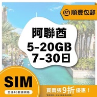 🚚順豐包郵🚚阿聯酋杜拜電話卡｜上網SIM卡 7日/10日/15日/30日 5GB/10GB/20GB｜旅遊數據卡｜旅行必備 |上網卡｜The United Arab Emirates Dubai Tr