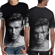 David Beckham T-shirt Fullprint Unisex Casual Polyester Jersey Material [PO 3 DAYS]