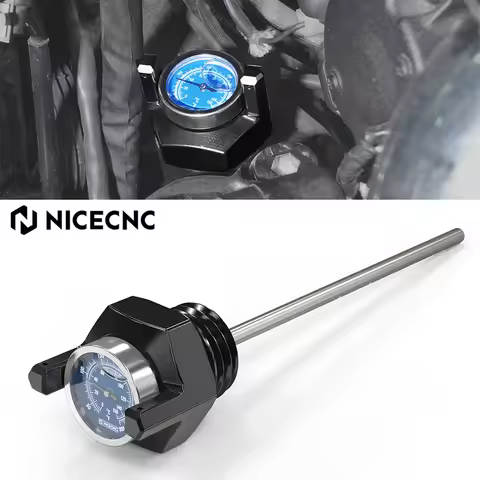 For Harley Road Glide Street Glide Special Oil Dipstick w/ Thermometer For Road King Electra Glide U