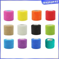 [lzdjhyke2] 12 Pieces Cohesive Bandage Wrap Non Woven Breathable Bandage Wrap Stretch Athletic Tap W