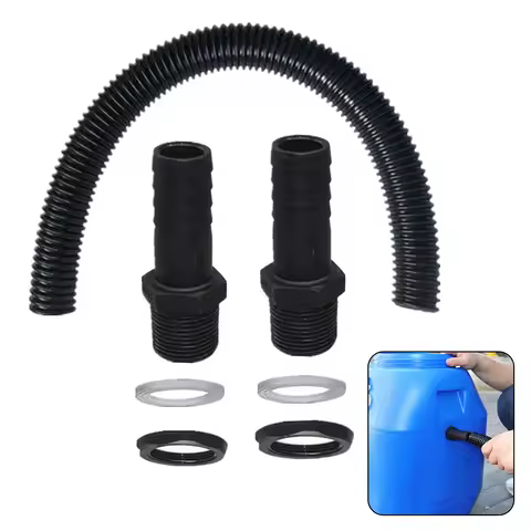 25mm Plastic Connector Rain Barrels In Series Hose Connector Pipe Link Rain Diverter Pipe Extension 