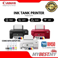 PRINTER CANON PIXMA G3770 AIO - BLACK / WHITE / RED
