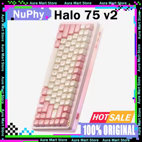 NuPhy Halo75 V2 Wireless Mechanical Keyboard Customized Gasket Structure The third mock examination 