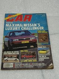 美國 CAR 英文汽車雜誌1991年/千里馬 藍寶堅尼介紹