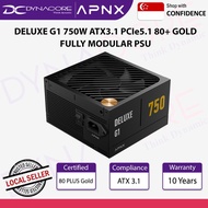 APNX DELUXE G1 750W ATX3.1 PCIe5.1 80+ Gold Fully Modular Power Supply / PSU