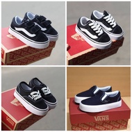 Vans Old Skool Black White Children's Shoes/Vans Boys Girls Shoes