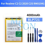 New Battery BLP721 For Realme C2 C2 2020 C2S RMX1941 mobile phone battery+Tools