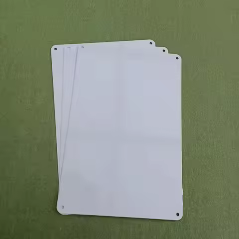 10Pcs/Lot 200x150x0.45mm A5 Blank Sublimation Metal Plate Aluminium Sheet Sign Card Printing Sublima