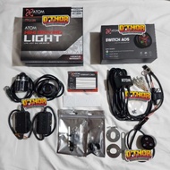 Atom Mini Driving Light Plus and Atom AO5 Switch with Harness