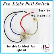 REGIS: Pulling switch for ceiling fan light - Universal Light Pulling Switch for Ceiling Fans