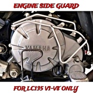 ENGINE SIDE GUARD UNTUK MOTOR LC135 V1-V8. UNTUK PROTEXX DARI COVER ENGINE CALAR ATAUPUN MINYAK MELE