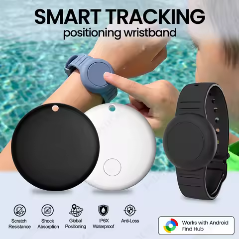 Waterproof Smart Tag Bracelet for Kids-Soft Silicone For Android Tracker Tag With Watch Band Case Co
