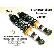 TTGR Rear Shock Absorber 310mm Black