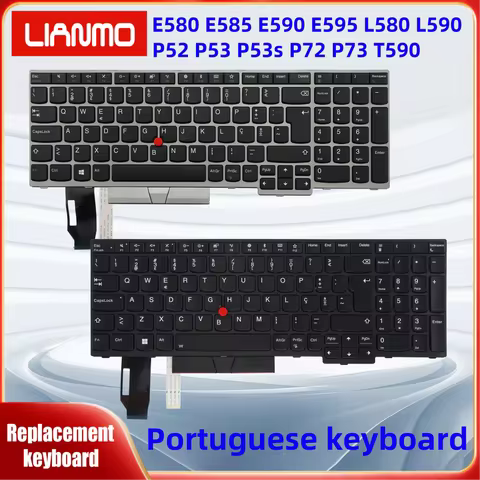 Portuguese/Italian/LA/Russian for Lenovo ThinkPad E580 E585 E590 E595 T590 P53S L580 L590 P52 P72 P5