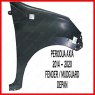 PERODUA AXIA (2014 - 2019) FRONT FENDER / MUDGUARD / KERETA FENDER