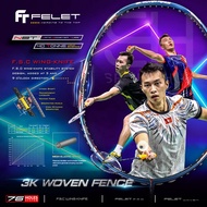 SportHub Felet 3K Woven Fence Badminton Racquet Badminton Rackets High-End Woven Technology 100% Ori