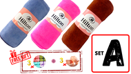 SPECIAL OFFER 3 PCS TUALA LUXURY HILTON GET FREEGIFT 6