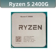 AMD Ryzen 5 2400G R5 2400G 3.6 GHz Quad-Core Eight-Thread 65W CPU Processor YD2400C5M4MFB Socket AM4