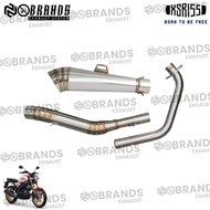 Yamaha xsr 155 exhaust nobrands exhaust full system