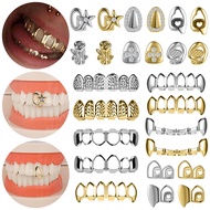 1PC Hip Hop Tooth Cap Polished Teeth Grillz Rapper Lower Bottom Grillz for Teeth Flower Shape Single