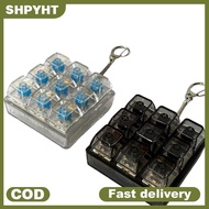 SHP 4/9 Keys Mechanical Keyboard Axis Tester LED Keyboard Key Toy