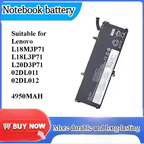 [L18M3P71] [L18L3P71] [L20D3P71] for Lenovo 02DL011 02DL012 Laptop Battery Replacement Battery