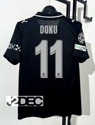 ใหม่ล่าสุด!! เสื้อกีฬาฟุตบอล แมuซิตี้ Away ชุดเยือน [ 3A ] เกรดแฟนบอล 2025/26 ฟลูออฟชั่น UCL ชื่อนัก