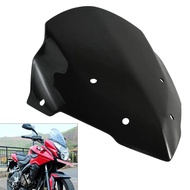 Dark Smoke Double Bubble Front Windscreen Windshield Visor Screen Shield Wind Deflector ABS For BAJA