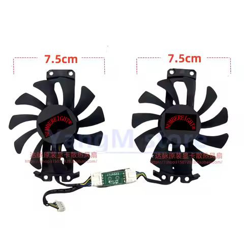 New Cooler Fan Cooling For ZOTAC GTX950 GTX960 GTX970 1060TI 1060 DDR5 GA81S2U Radiator